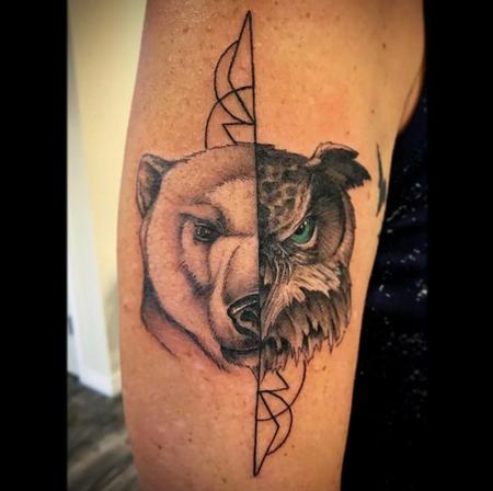 tattoos/ - Rick Mcgrath Bear-Owl - 141512